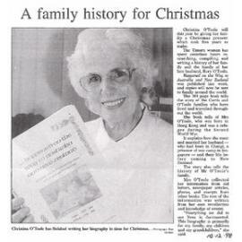 A family history for Christmas