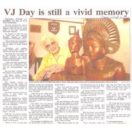 VJ Day is still a vivid memory