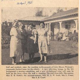 Lister House a Fine Example Of Strong Community Spirit