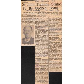 Temuka: St John Training Centre To Be Opened Today