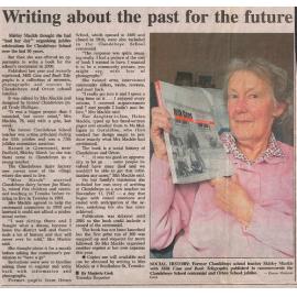 Writing about the past for the future