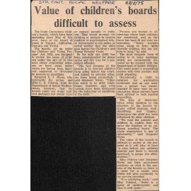 Value of children's boards difficult to assess