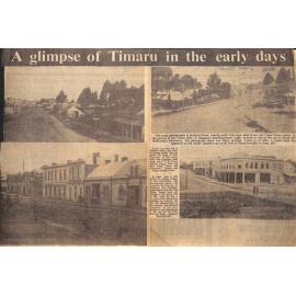A glimpse of Timaru in the early days