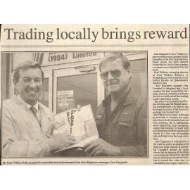 Trading locally brings reward