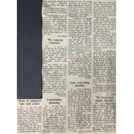 Letters to the editor: Springbok Tour Timaru