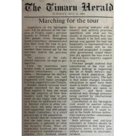 Editorial: Marching for the tour