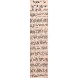 Support for forest scheme