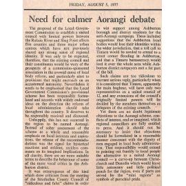 Editorial: Need for calmer Aorangi debate