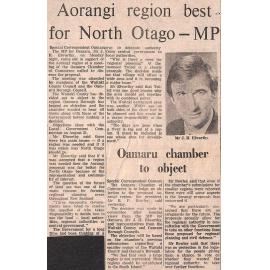 Aorangi region best for North Otago