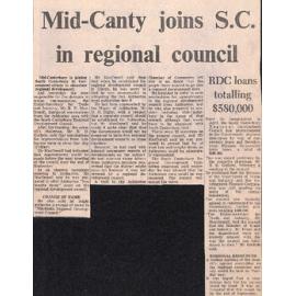 Mid-Canty joins SC in regional council