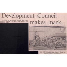 Development Council makes mark