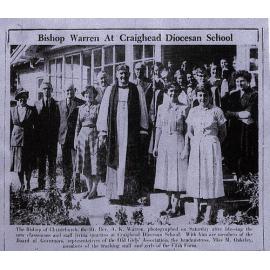 Bishop Warren At Craighead Diocesan School