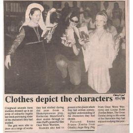 Clothes depict the characters