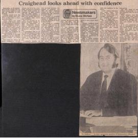 Craighead looks ahead with confidence