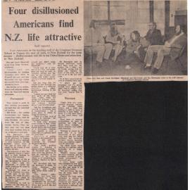 Four disillusioned Americans find NZ life attractive