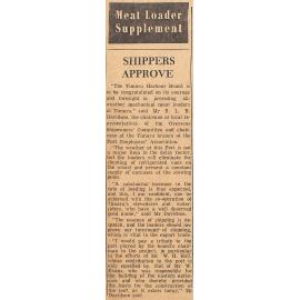 Meat Loader Supplement: Shippers Approve