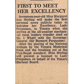 First To Meet Her Excellency