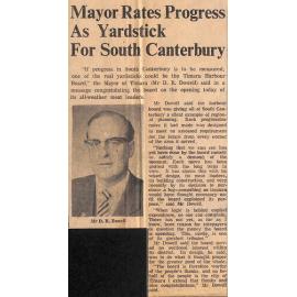 Mayor Rates Progress As Yardstick For South Canterbury