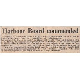 Harbour Board commended