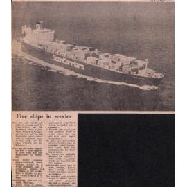 Five ships in service