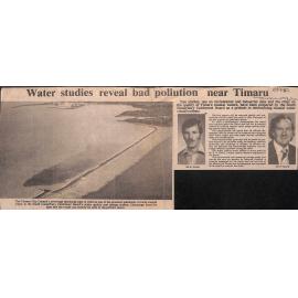 Water studies reveal bad pollution near Timaru