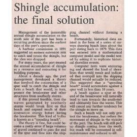 Shingle accumulation: the final solution