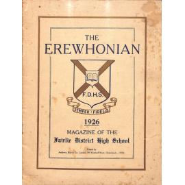 The Erewhonian: magazine of the Fairlie District High School 1926