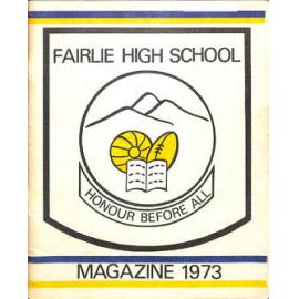 Fairlie High School magazine 1973