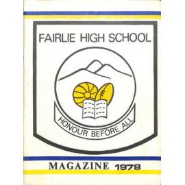 Fairlie High School magazine 1978