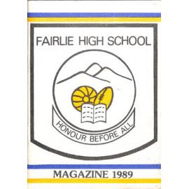 Fairlie High School magazine 1989