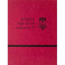 Geraldine High School magazine 1973