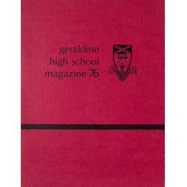 Geraldine High School magazine 1976