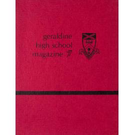 Geraldine High School magazine 1977