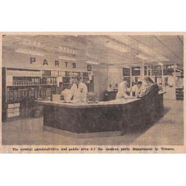Hervey Motors Ltd, Timaru- modern parts department