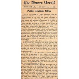 Editorial: Public Relations Office