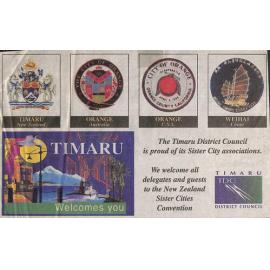 The Timaru District Council is proud of its Sister City associations