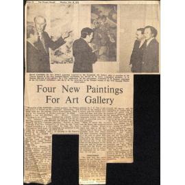 Four New Paintings For Art Gallery