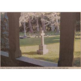 In a country churchyard