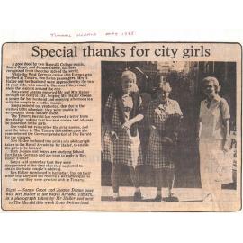 Special thanks for city girls