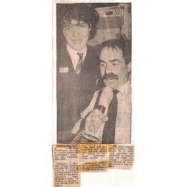 Broadcasting news of Michelle O'Sullivan's success