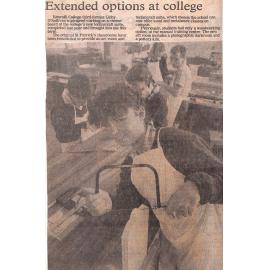 Extended options at college