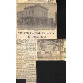 Timaru Landmark Soon To Disappear