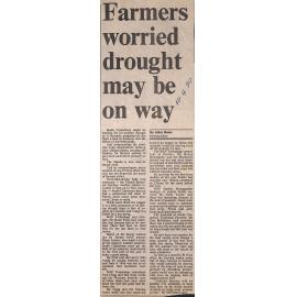 Farming worried drought may be on way