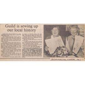 Guild is sewing up our local history