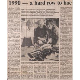 1990 - a hard row to hoe