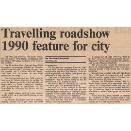 Travelling roadshow 1990 feature for city