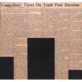 Councillors' Views On Tepid Pool Decision