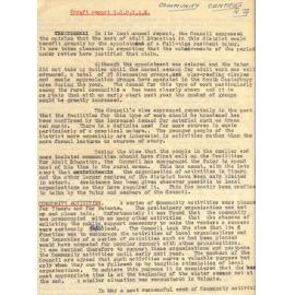 Draft Report: SCDCAE (South Canterbury District Council for Adult Education)