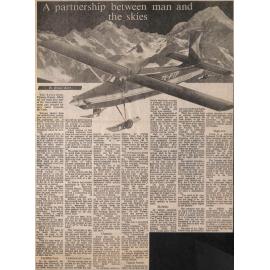 A partnership between man and the skies