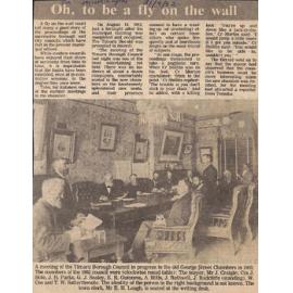 Oh, to be a fly on the wall